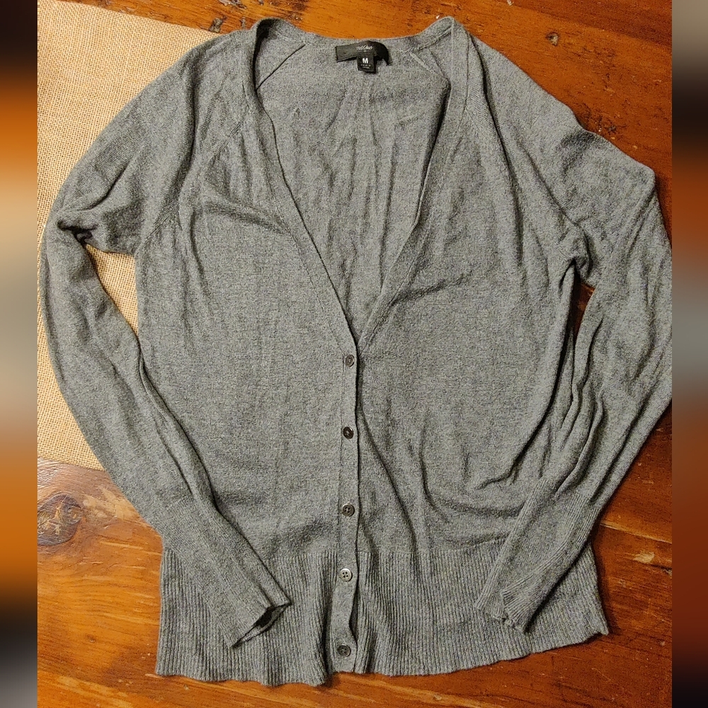 Like new gray cardigan